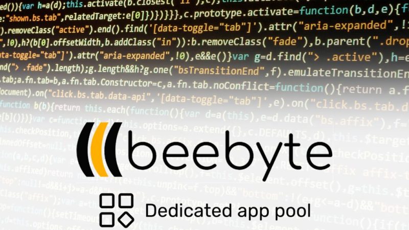 Dedikerad Applikationspool i Webbhotell Windows