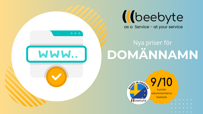 Justering domänpriser
